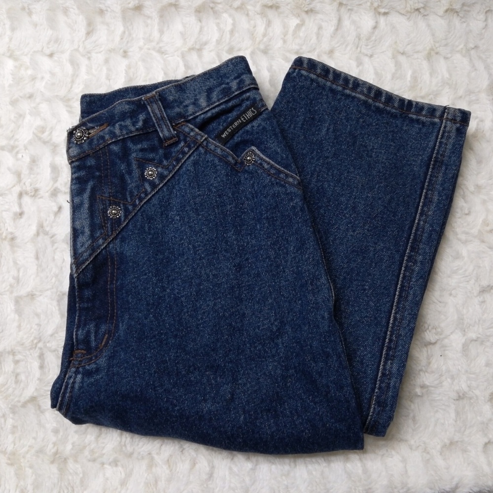 Authentic Vintage Denim Highwaist Western Jeans